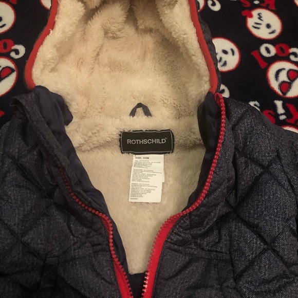 Baby Boys Hooded Quilted Footed Pram - Picture 3 of 6